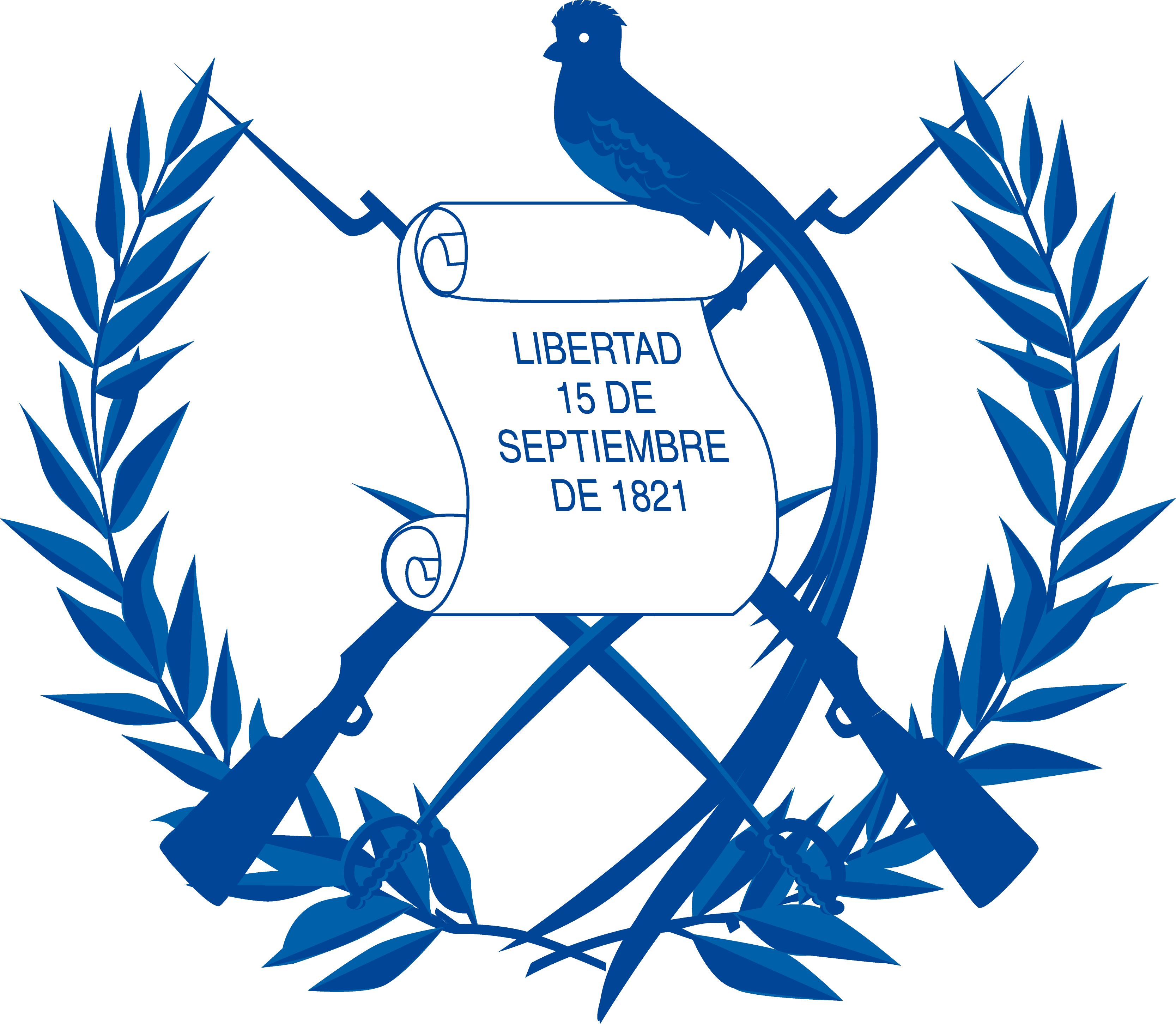 Escudo De Guatemala Dibujo