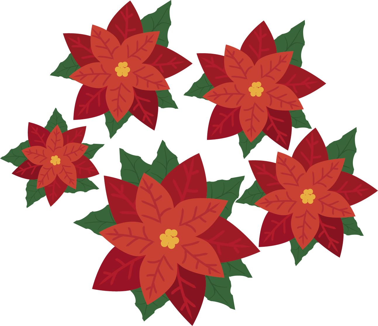 ▷ Flores navideñas PNG Imagenes gratis 2023 | PNG Universe